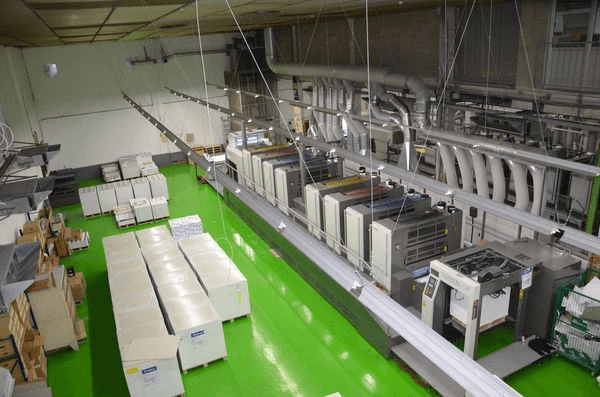 Vanguard Grafic Komori H-UV 2 Vanguard Gràfic, pioneers in H-UV technology in Spain