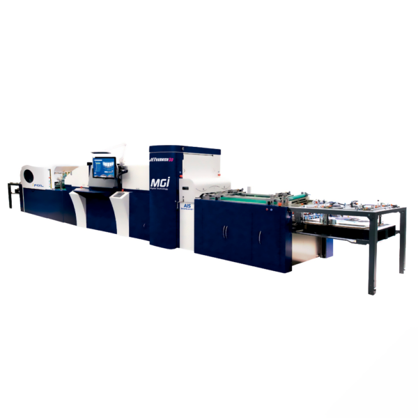 MGI JETvarnish 3D inkjet UV 2D / 3D and digital hot-foil coater