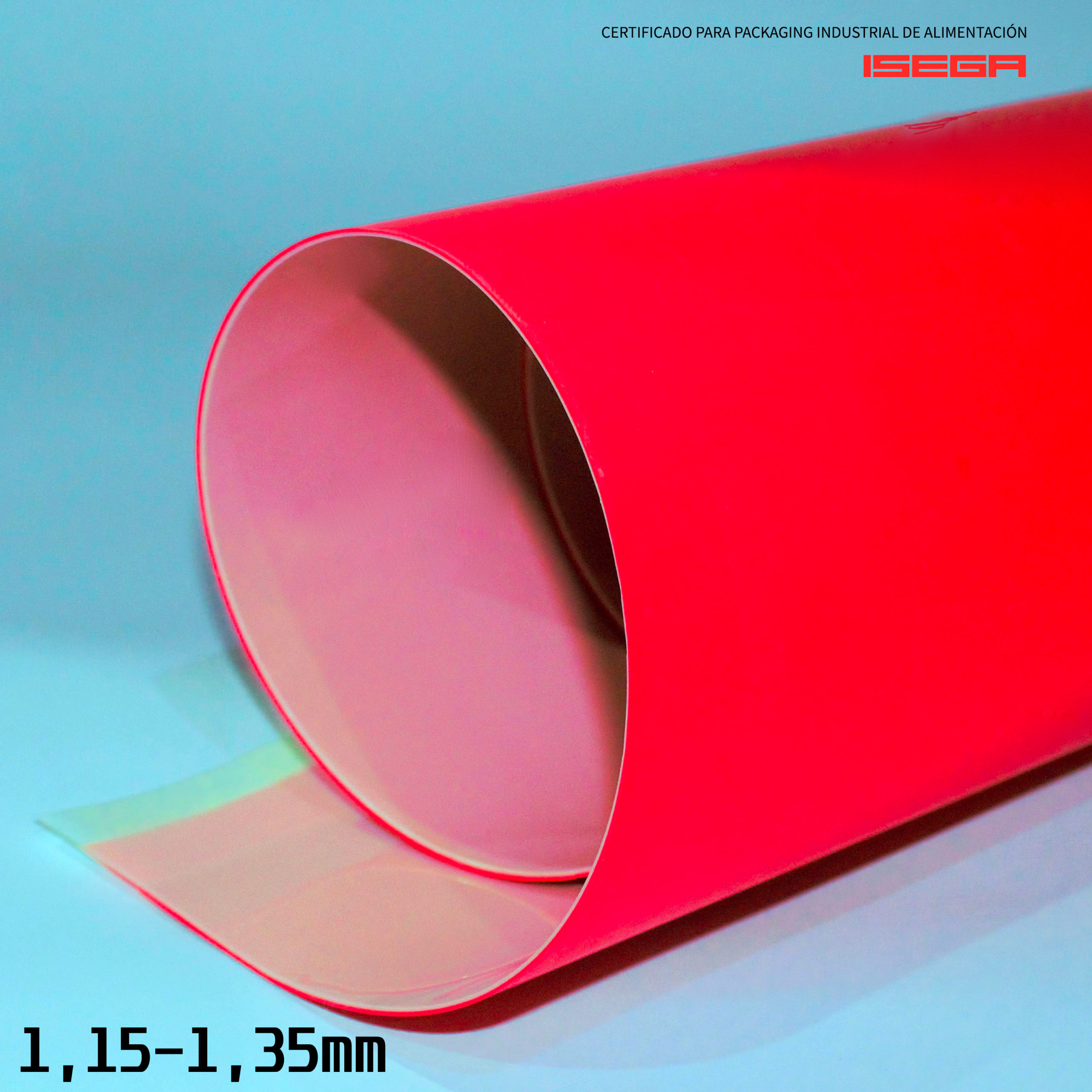 Plancha para torre de barniz offset polímero acrílico/UV - Tyref Rossa F1 1,15-1,35mm - Image 3