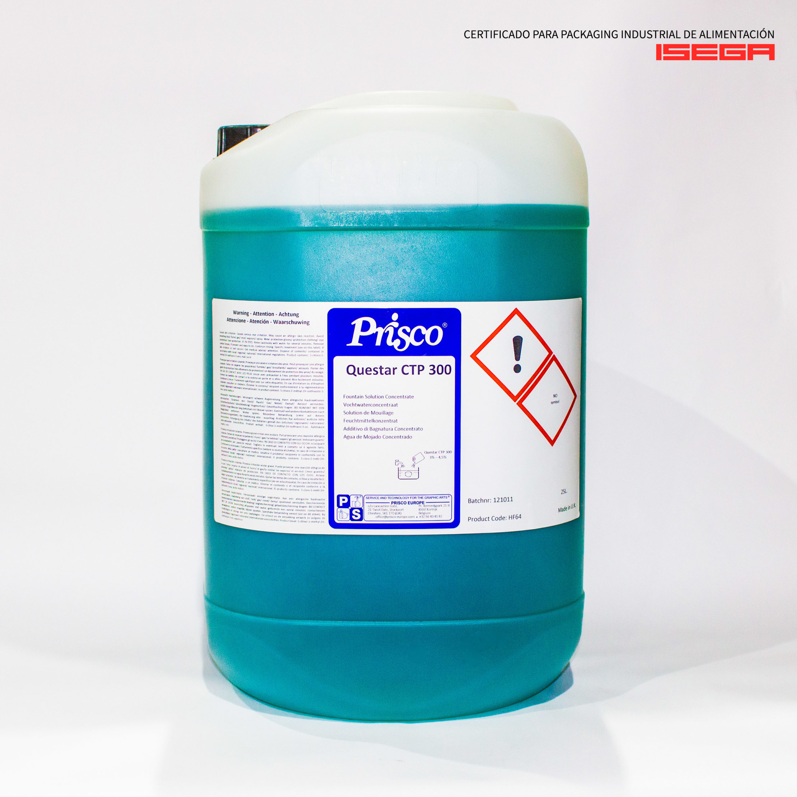 Aditivo HUV - Prisco Questar CTP 300